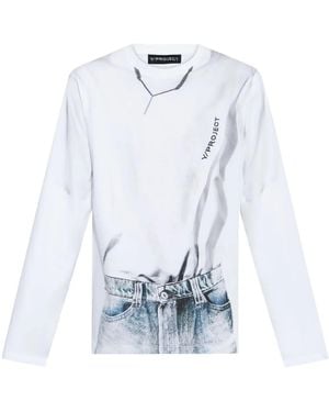Y. Project Graphic-Print T-Shirt - White