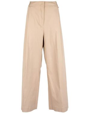 Cinque Wide-Leg Tailored Trousers - Natural