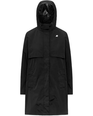 K-Way Sophilene Hooded Jacket - Black