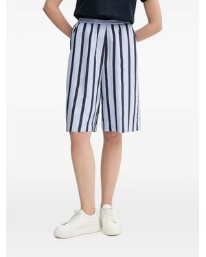 Sandro Ferrone Striped Shorts - Blue
