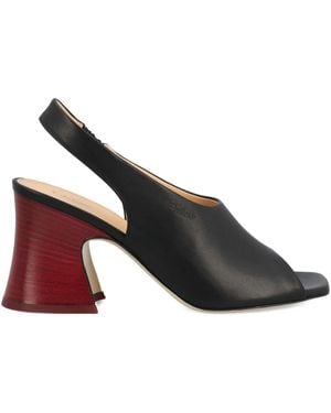 Chloé Square-Toe Sandals - Black