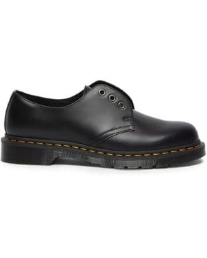 Dr. Martens 1461 Elastic Leather Derby Shoes - Black