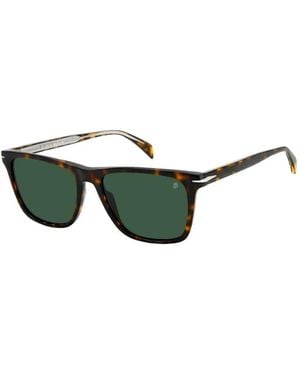 David Beckham Db 1092/S Square-Frame Sunglasses - Green