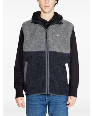 Tommy Hilfiger Bodywarmer Met Vlakken - Grijs