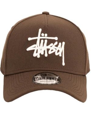 Stussy New Era Snapback Basic Hat - Marron
