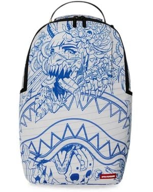 Sprayground Sac À Dos Depth Off The Sketch - Blue
