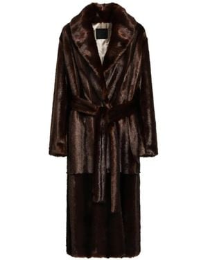 BB COUTURE Beth Faux-Fur Coat - Black