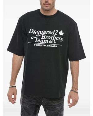 DSquared² Logo-Print T-Shirt - Black