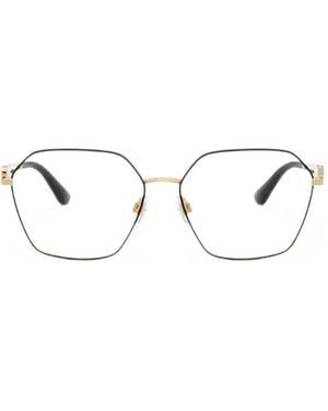 Dolce & Gabbana Geometric-Frame Glasses - White