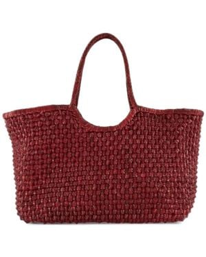 Dragon Diffusion Nantucket Cactus Bordo Tote Bag - Red