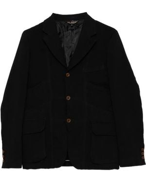 COMME DES GARÇON BLACK Sakko Mit Kontrasteinsätzen - Schwarz