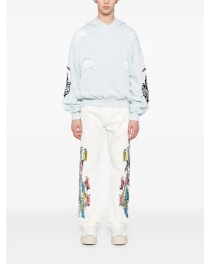 Warren Lotas Graphic-Print Jeans - White