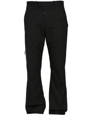 Off-White c/o Virgil Abloh Logo Tailored Trousers - Black