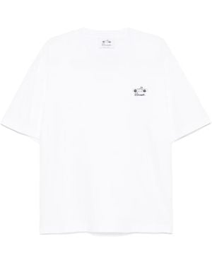Riocam Camiseta Con Coche Bordado - Blanco