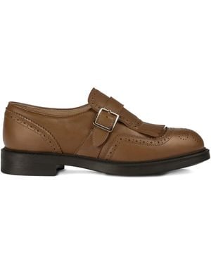 Doucal's Tassel-detail buckled monk shoes - Marrón