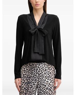 Joseph Ribkoff Bow-Detail Blouse - Black