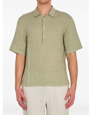 Barena Linen Polo Shirt - Green
