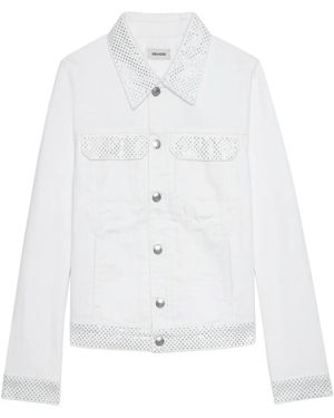 Zadig & Voltaire Kioky Denim Jacket - White