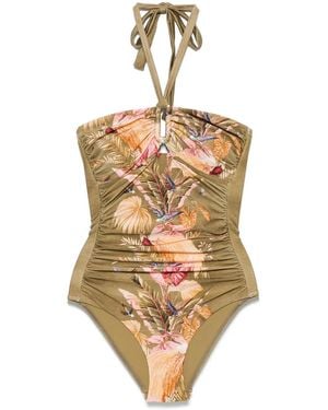 Zimmermann Ascension Wide Link One Piece Swimsuit - メタリック