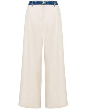 Moschino Wide-Leg Pants - White