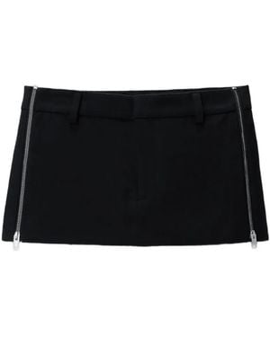 Alexander Wang Twill Mini Skorts - Black