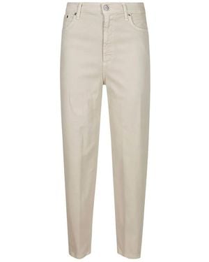 Dondup Bessie Five-Pocket Pants - Natural