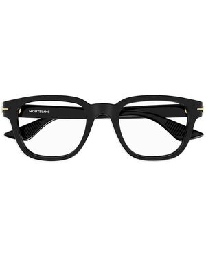 MONT BLANC EYEWEAR Gafas con montura cuadrada - Negro