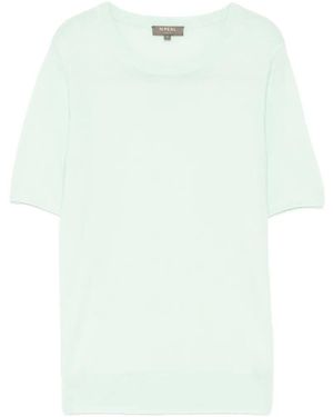 N.Peal Cashmere Milly Classic T-Shirt - Blue