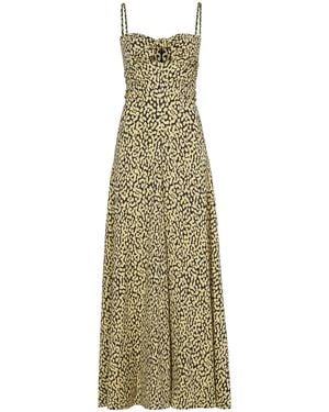 Proenza Schouler Leopard-Print Tank Dress - Green