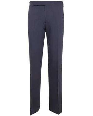 Lardini Belt Loops Pants - Blue