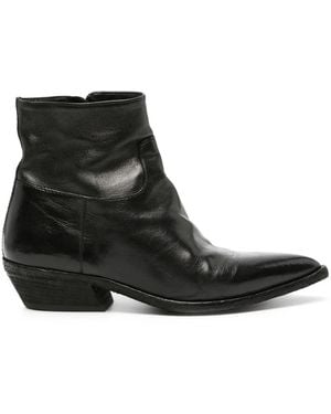 Officine Creative Noelie Dd 102 Ankle Boots - Black