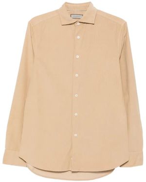 Canali Camisa De Manga Larga - Neutro