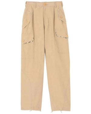 Undercover Pantalones Tipo Cargo Con Múltiples Bolsillos - Neutro