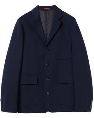 Gucci Single-Brest Cotton Jacket - Blue
