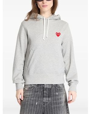 COMME DES GARÇONS PLAY Play Hoodie - Grey