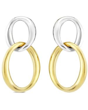 Dinny Hall Wave Double Drop Earrings - Metallic