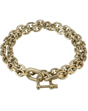 Parts Of 4 Grade Chain Charm Necklace - メタリック