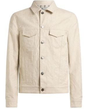 Etro Veste En Jean À Motif Cachemire - Neutre