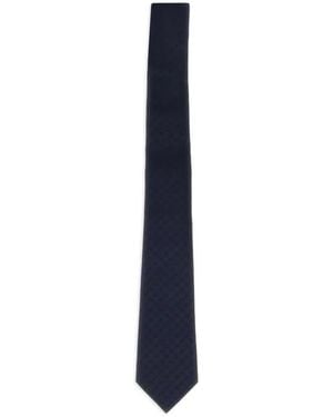 Gucci Gg Supreme Seidenkrawatte - Blau