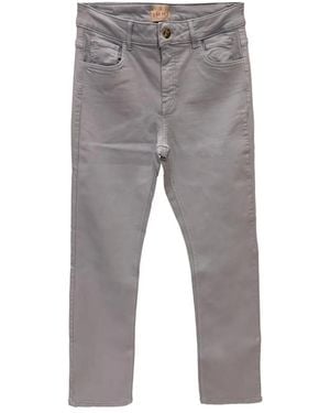 Emme Emmsfinge Logo-Patch Slim-Fit Flared Denim Jeans - Grey
