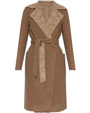 Max Mara Abito Reversible Coat - Brown