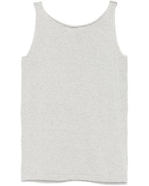 Ma'ry'ya Cotton Tank Top - White