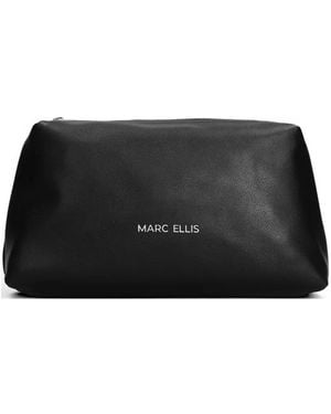 Marc Ellis Leather Clutch Bag - Black