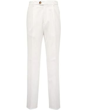 Brunello Cucinelli ボタン パンツ - ホワイト