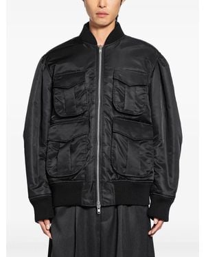 Simone Rocha Bomberjack Met Meerdere Zakken - Zwart