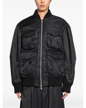 Simone Rocha Multi Pocket Bomber Jacket - Black