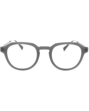 Mykita Elbert Geometric-Frame Glasses - Gray