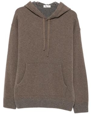 Roberto Collina Front-Pouch Hoodie - Brown