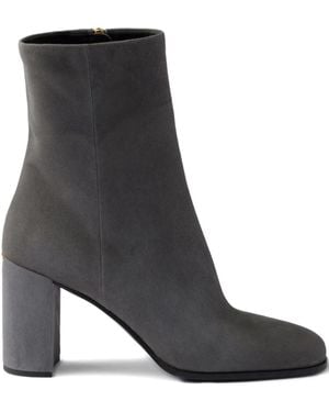 Prada Stiefel mit Blockabsatz 85mm - Schwarz