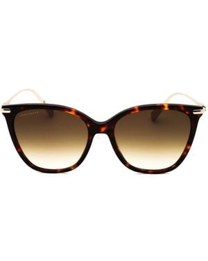Longchamp Cat-Eye Sunglasses - Brown